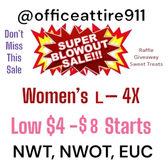 Live Sat 11/29 7:30 pm Small Business Saturday Blowout Sale M-3X Low Starts - Picture 6 of 16